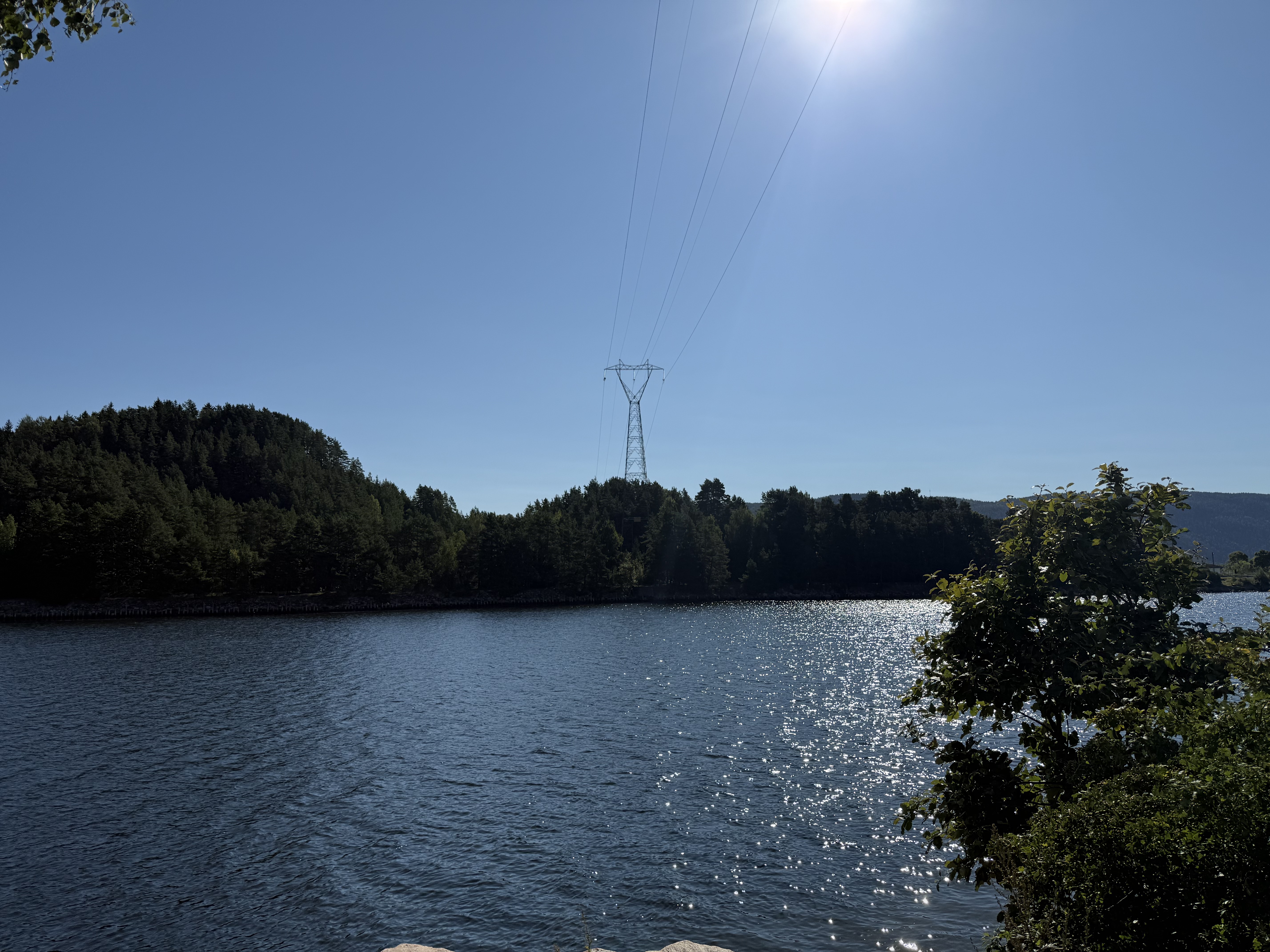 Kraftledning over Drammensfjorden